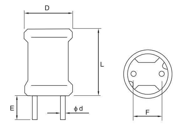 Serje LHR1016 Inductor Għoli tal-Kowk